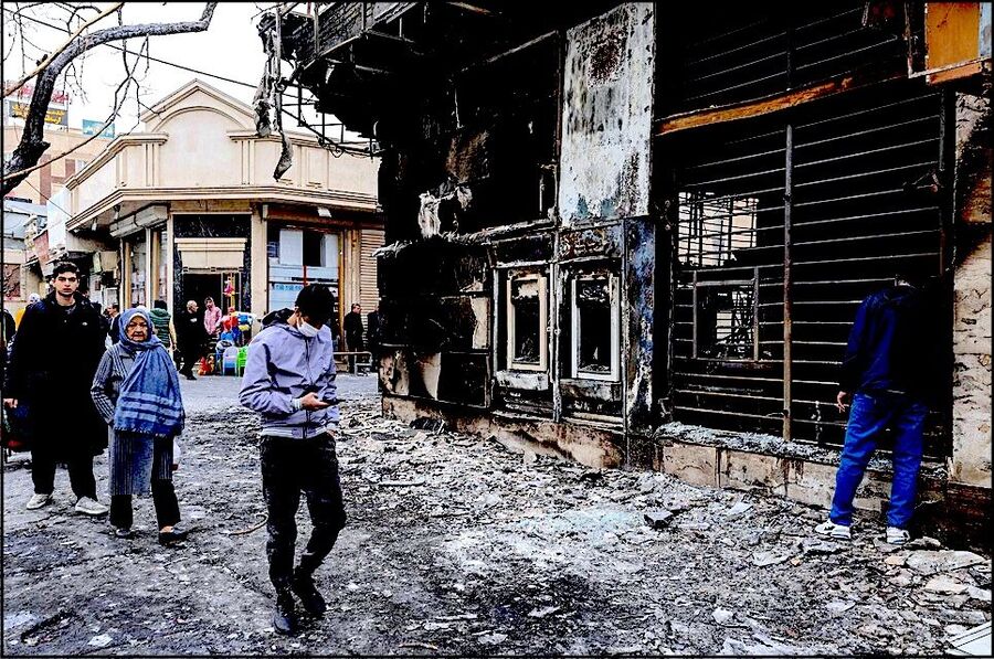 Tehran, Pedestrians, damage
