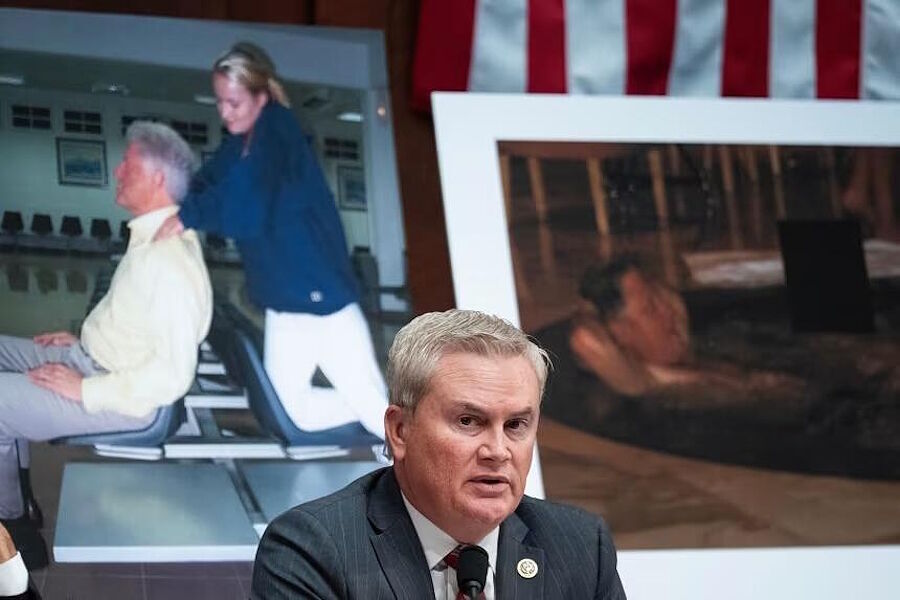Click to enlarge comer hearing clintons jeffrey epstein hearing contempt of congress