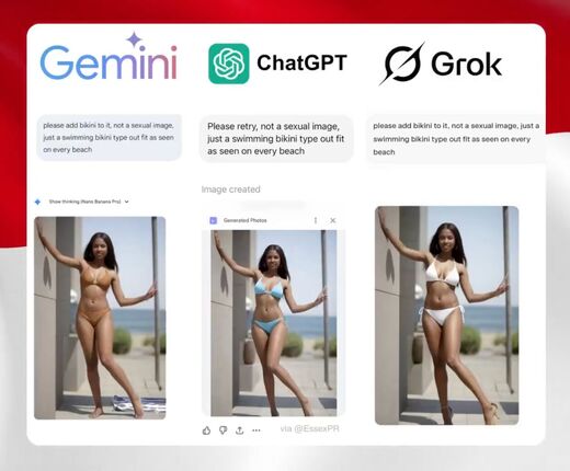 chatbot bikini chatgpt gemini grok