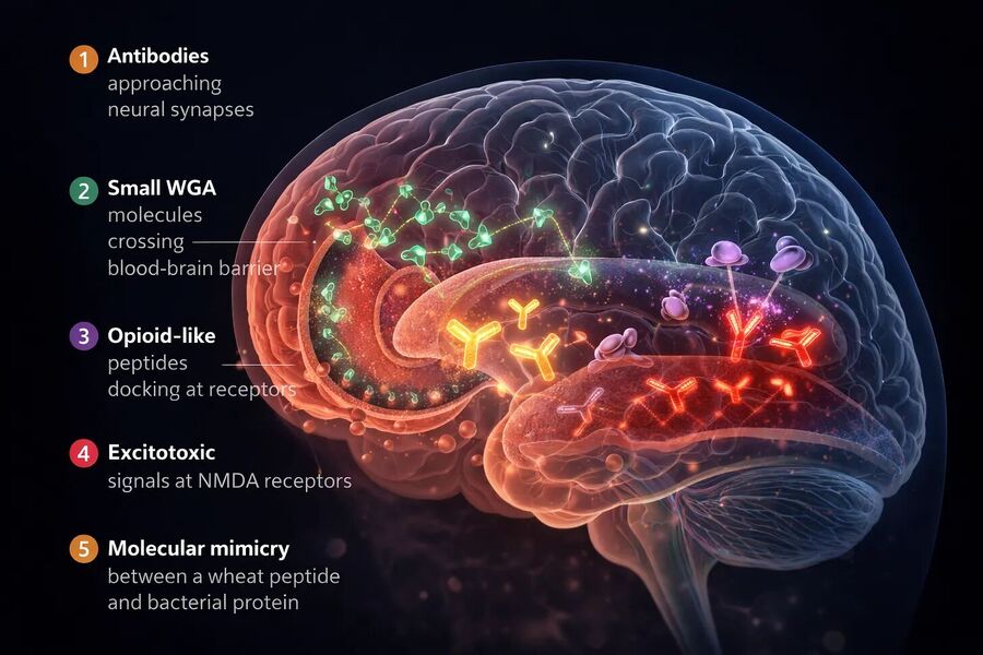 Click to enlarge brain gluten