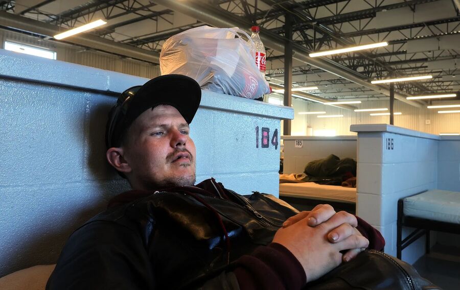 homeless army veteran
