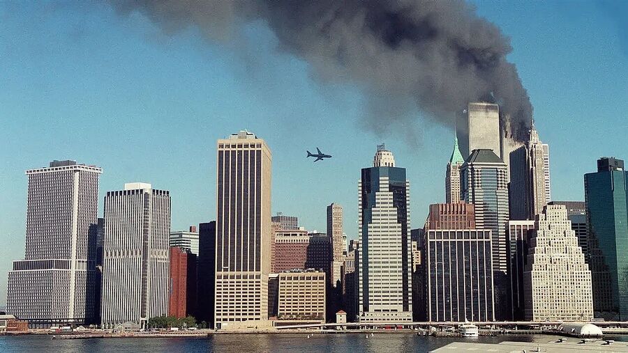 Click to enlarge 911 second plane twin towers