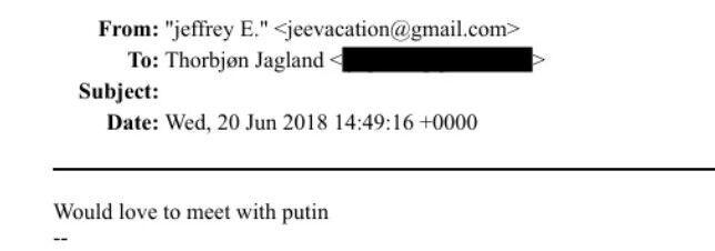 Email: From: E to Jagland