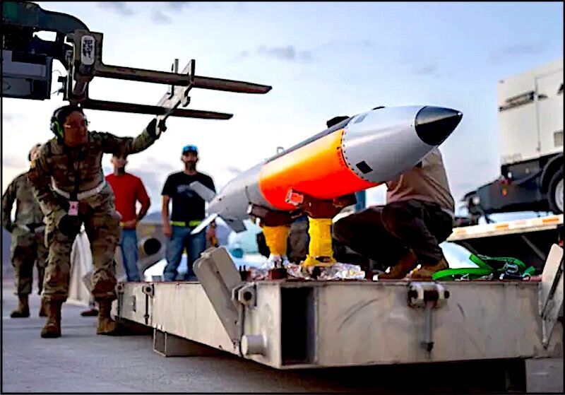 Click to enlarge Missile in transport