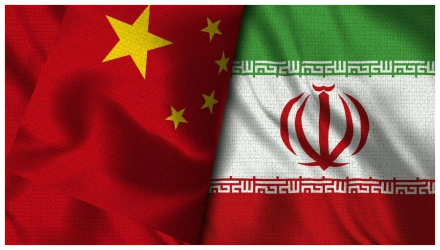 Click to enlarge China Iran Flags
