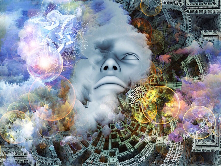 Click to enlarge collage new age cult escher