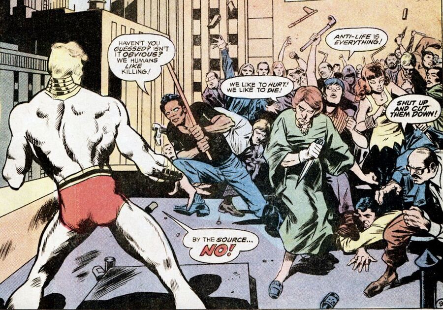 Click to enlarge DC Comics: New Gods #6 (1972), written and illustrated by Jack Kirby