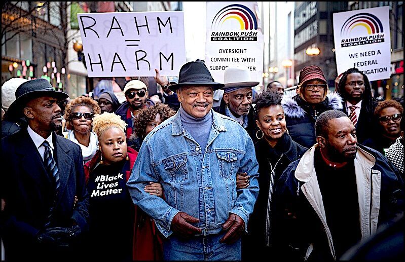 Click to enlarge Jackson at rally