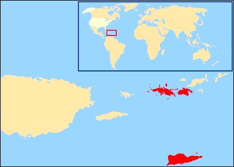 Click to enlarge Danish West Indies