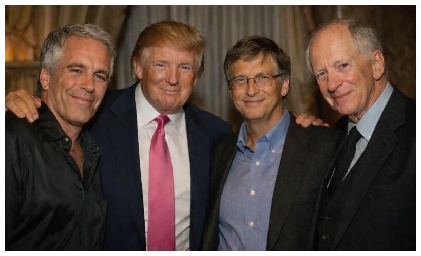 Click to enlarge Epstein, Trump, Gates, Rothschild
