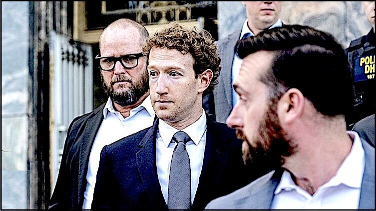 Click to enlarge Zuckerberg leaves courthouse