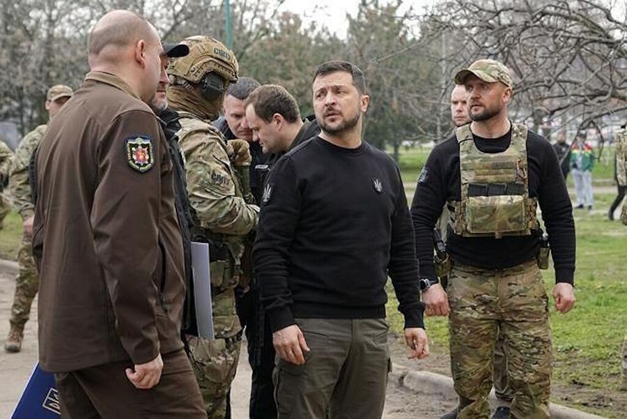 Click to enlarge zelensky Zaporizhzhia visit
