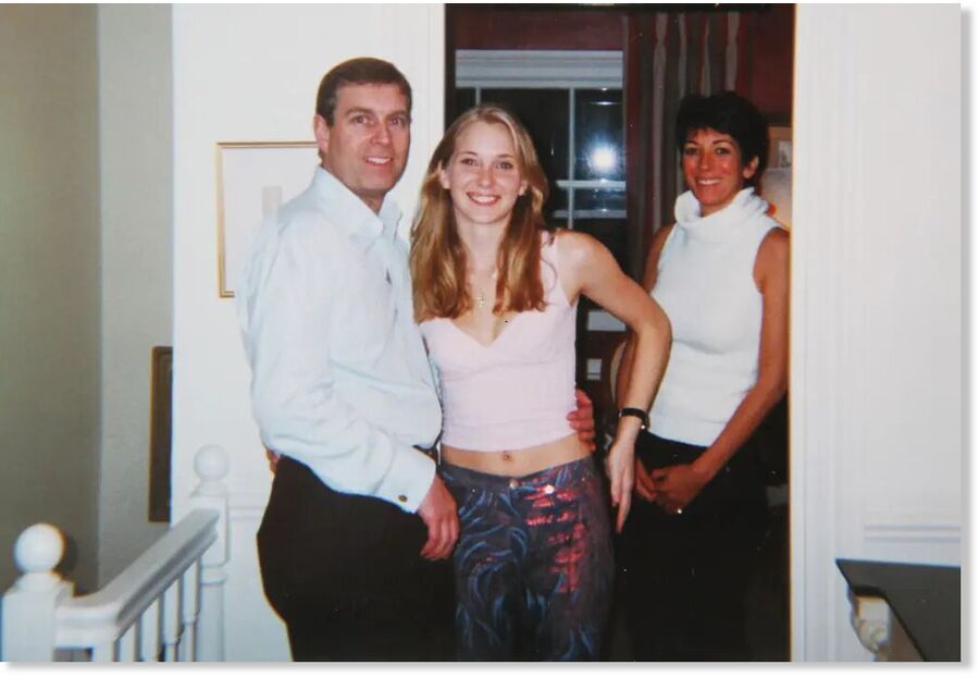 Prince Andrew with Virginia Giuffre