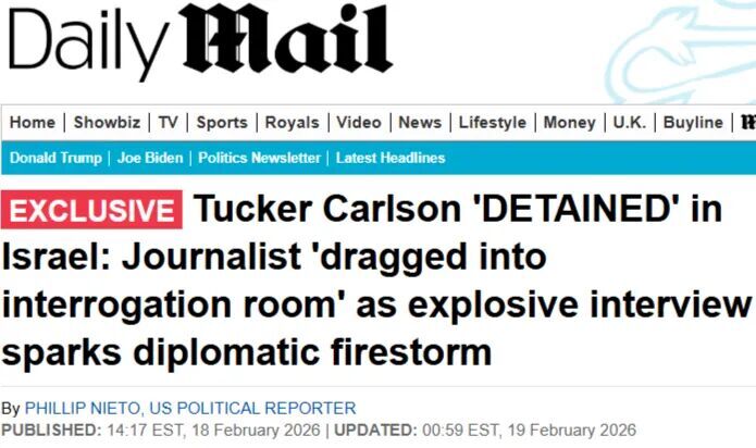 Click to enlarge Daily Mail headline