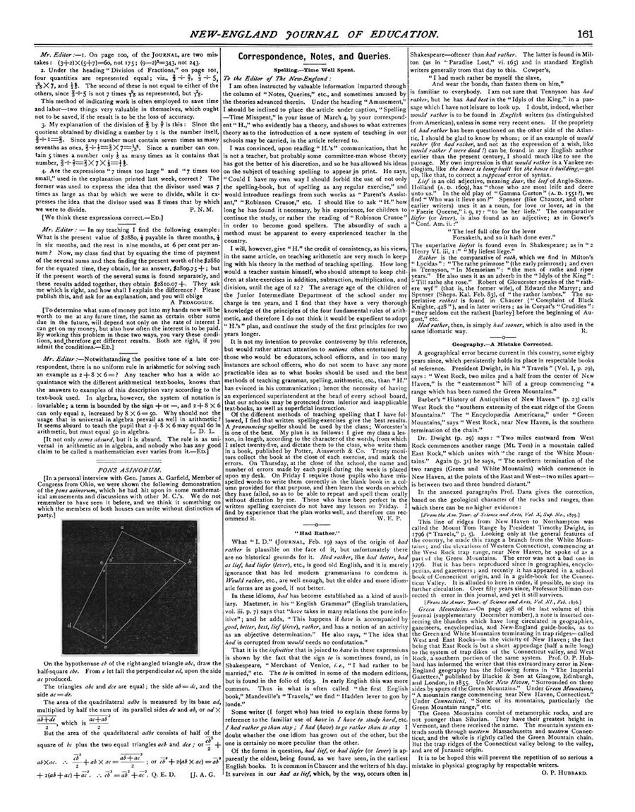 Click to enlarge garfield president mathematical proof