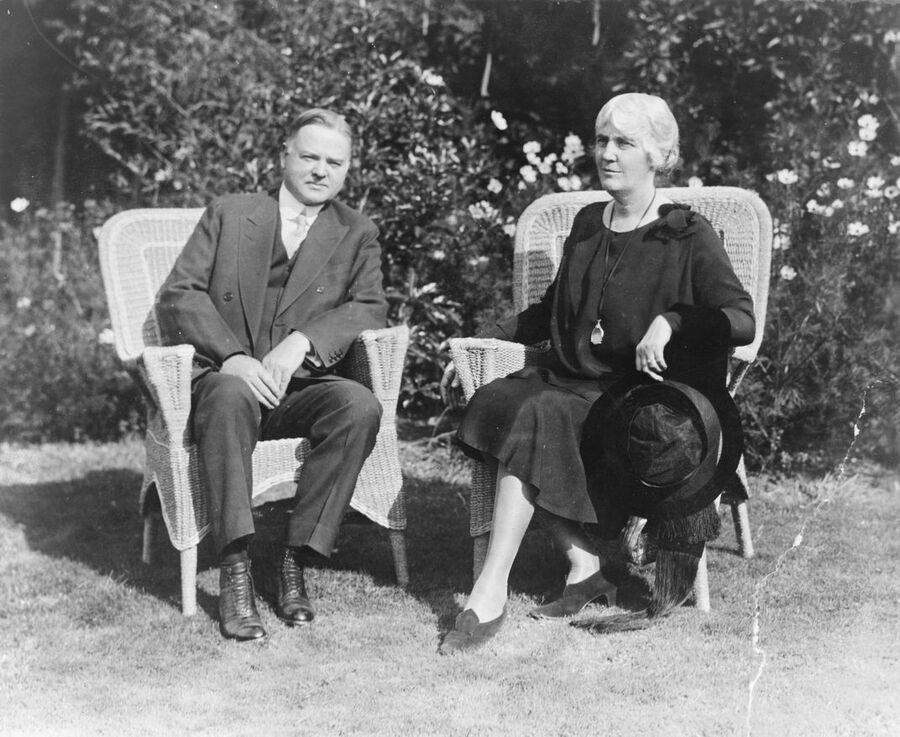 Click to enlarge Herbert Hoover wife Lou Henry Hoover