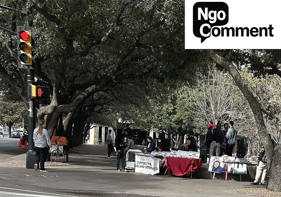 Click to enlarge antifa activists trial information table