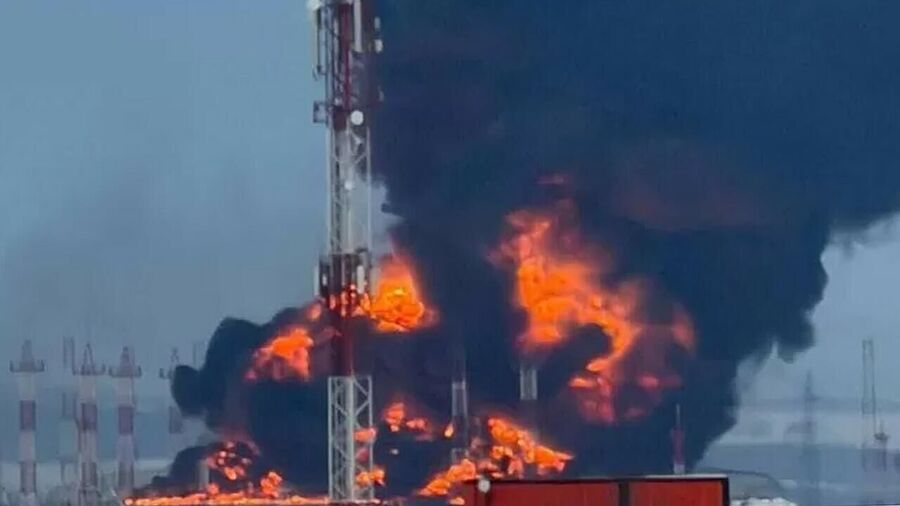 Click to enlarge Transneft oil pumping station in the republic of Tatarstan fire