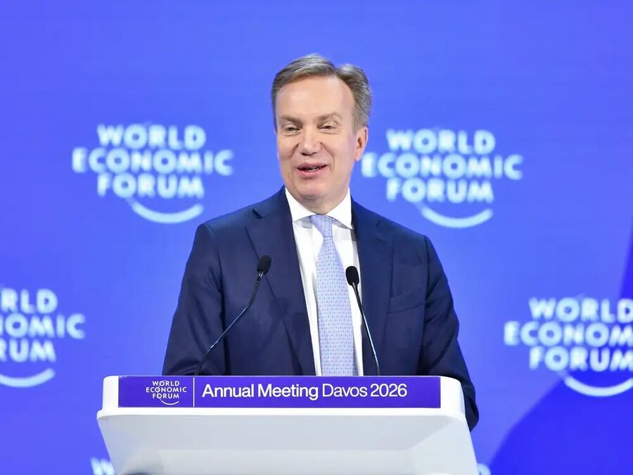 Click to enlarge Børge Brende at the 2026 edition of Davos