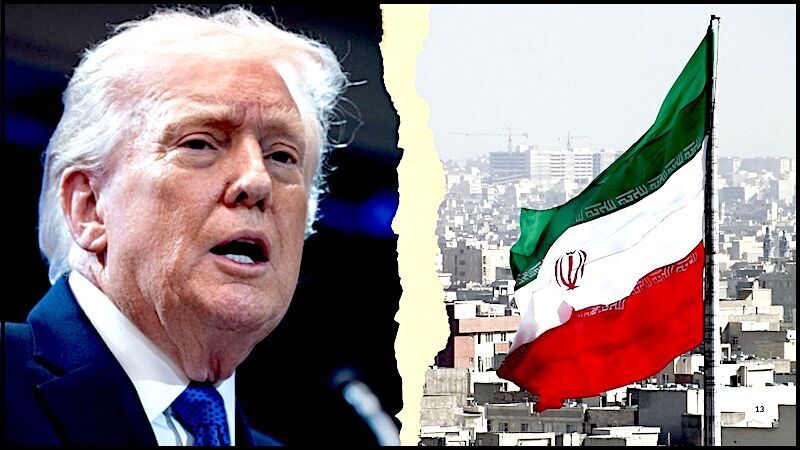 Trump/Iran Flag
