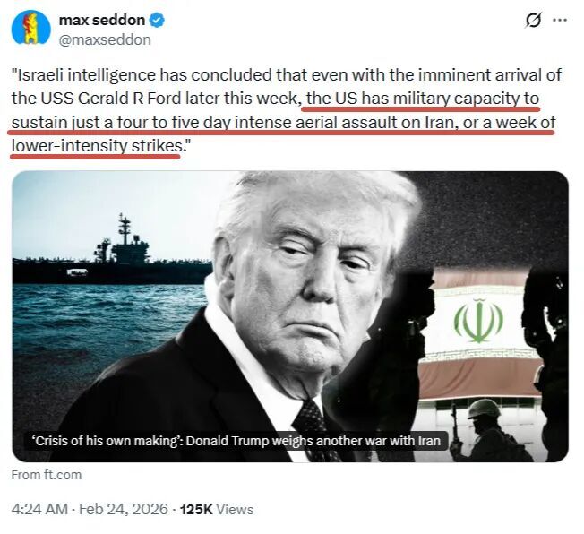 Tweet on Iran