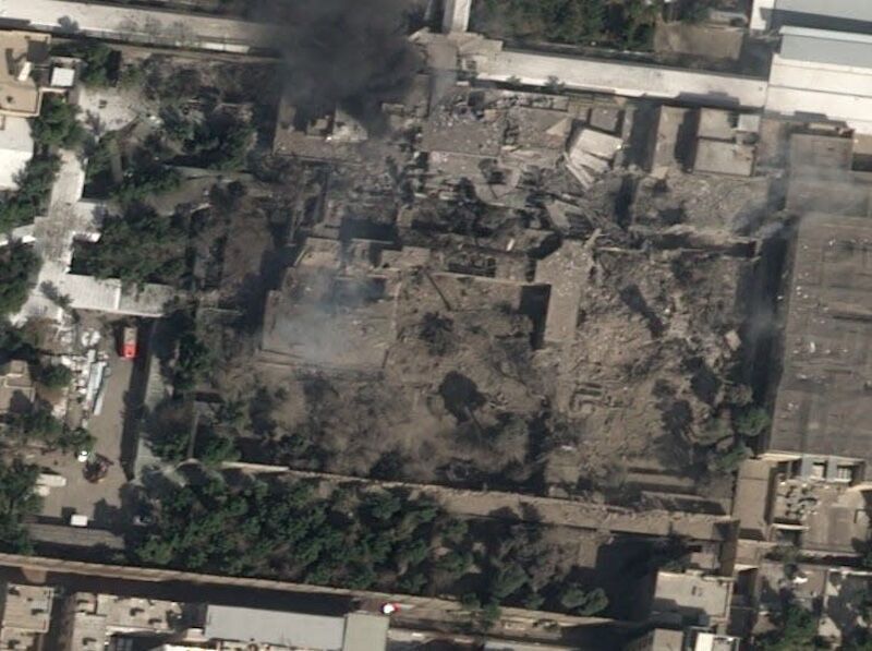 Remains of Leadership House Tehran
