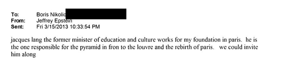 Click to enlarge epstein email jack lang access corruption