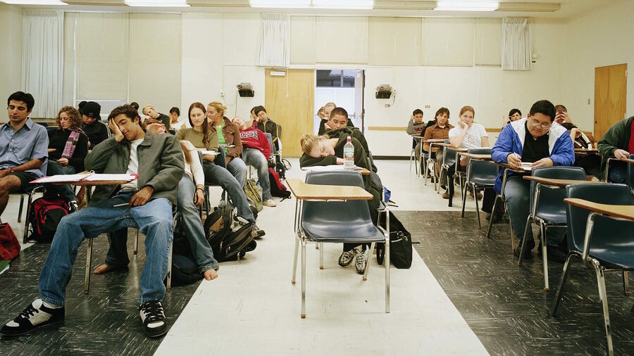 classroom bored students