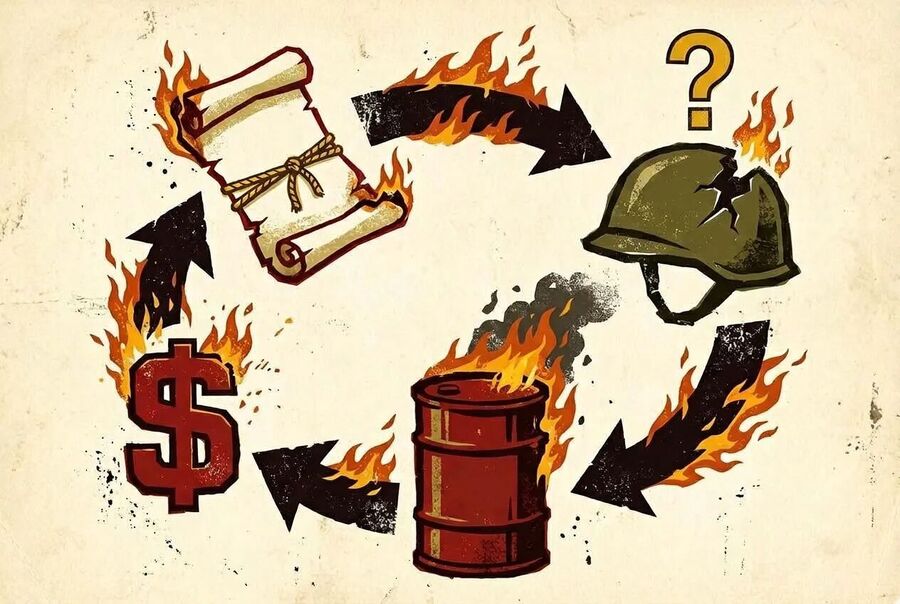 money cycle drawing