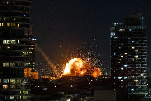 Click to enlarge iran strikes israel