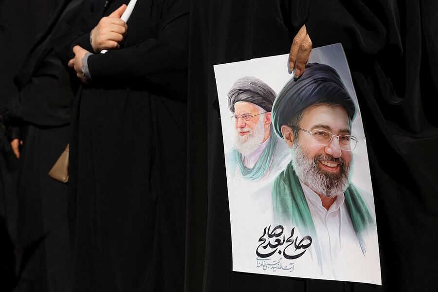 pictures Mojtaba Khamenei  Ayatollah Ali Khamenei iran funeral