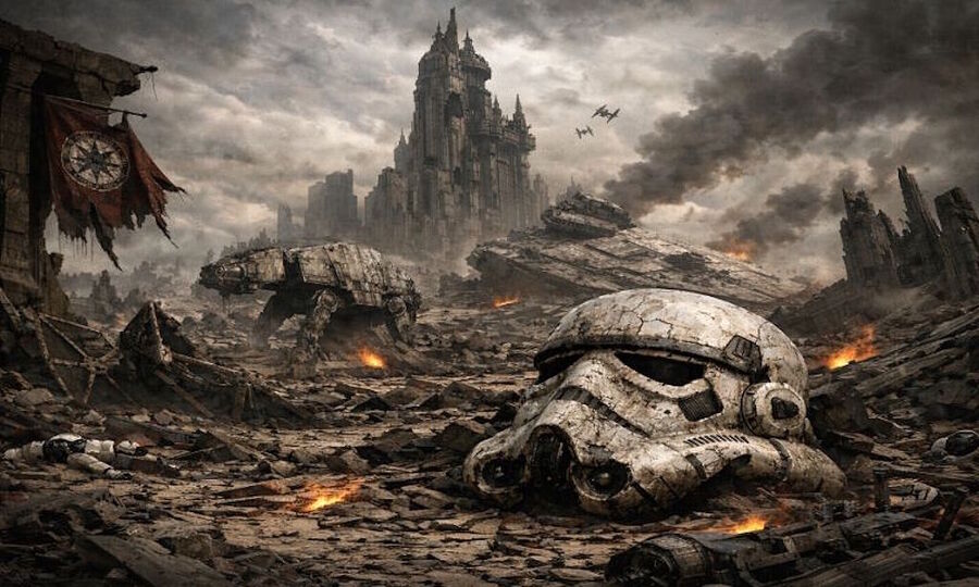 fall defeat empire graphic