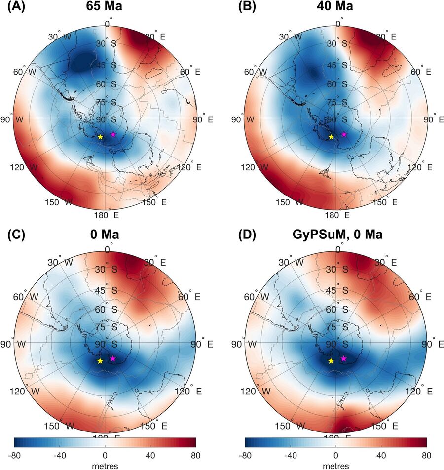 Click to enlarge Antartica gravity hole maps