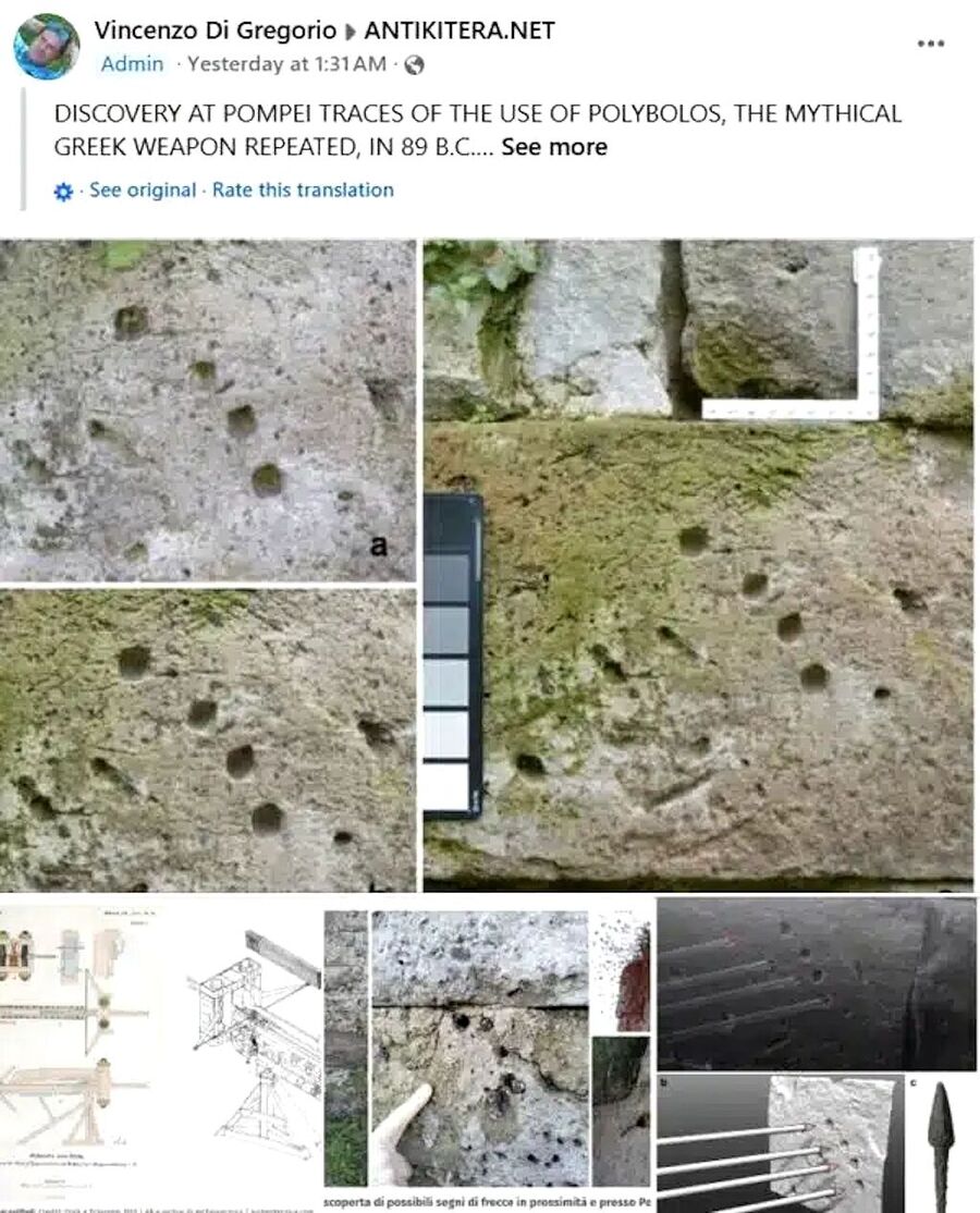 Click to enlarge tweet photos polybolos evidence pompeii