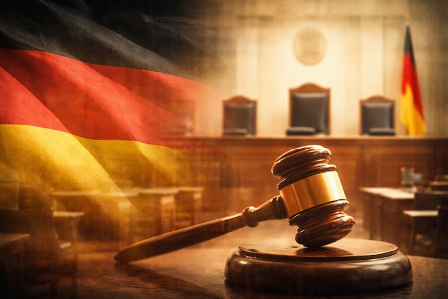 german flag gavel judges berlin foreign born priority
