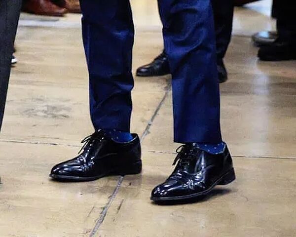 Click to enlarge trump matching shoes administration Davos