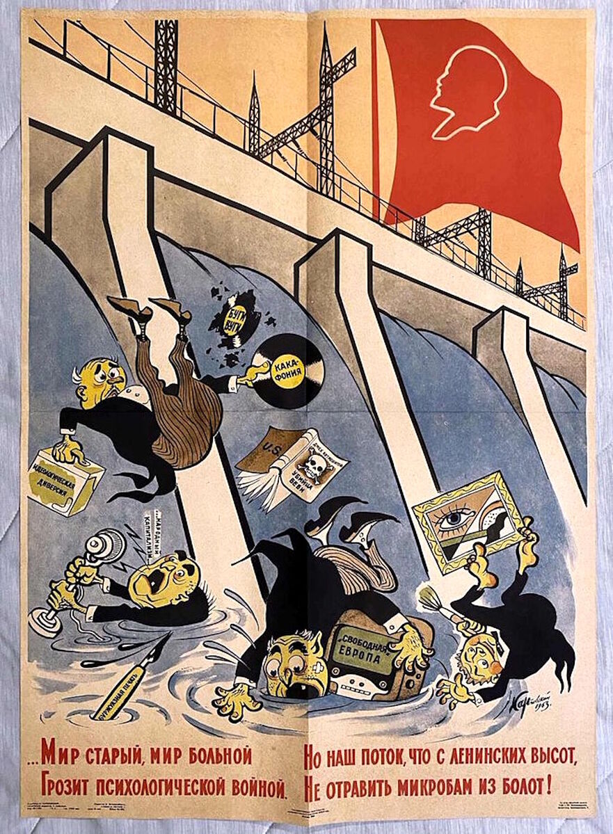 Click to enlarge anti soviet propaganda poster ww2