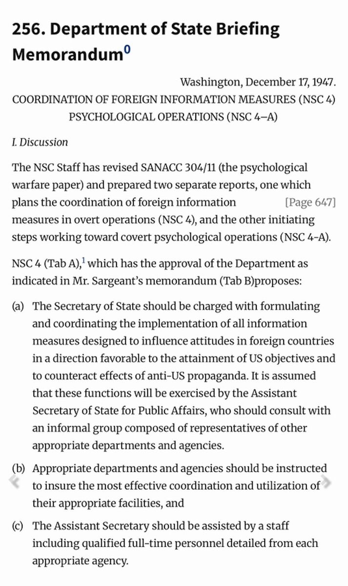 Click to enlarge state briefing psychological warfare ww2