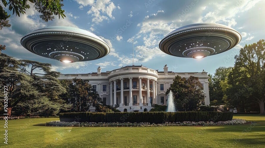 ufo white house graphic