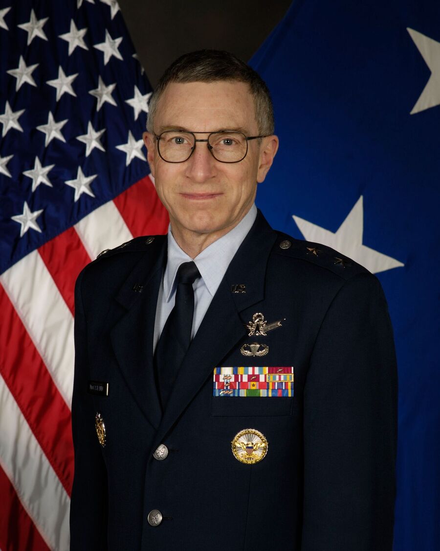 Retired Air Force General William McCasland