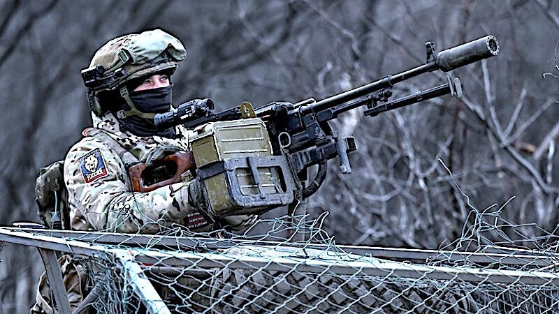 Click to enlarge Russian serviceman