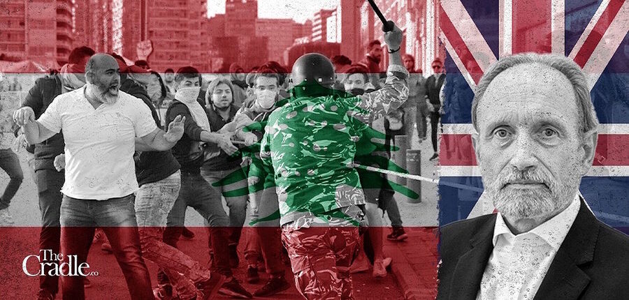 lebanon british infiltrate government protests
