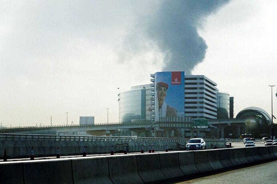 Click to enlarge iran missile strike dubai