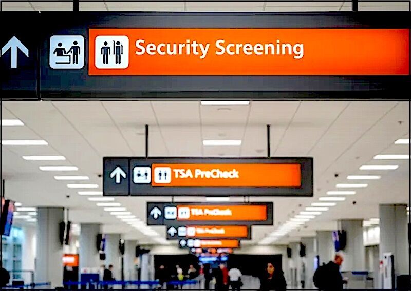 Airport signs