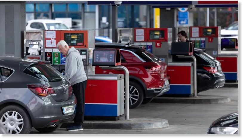 gas station