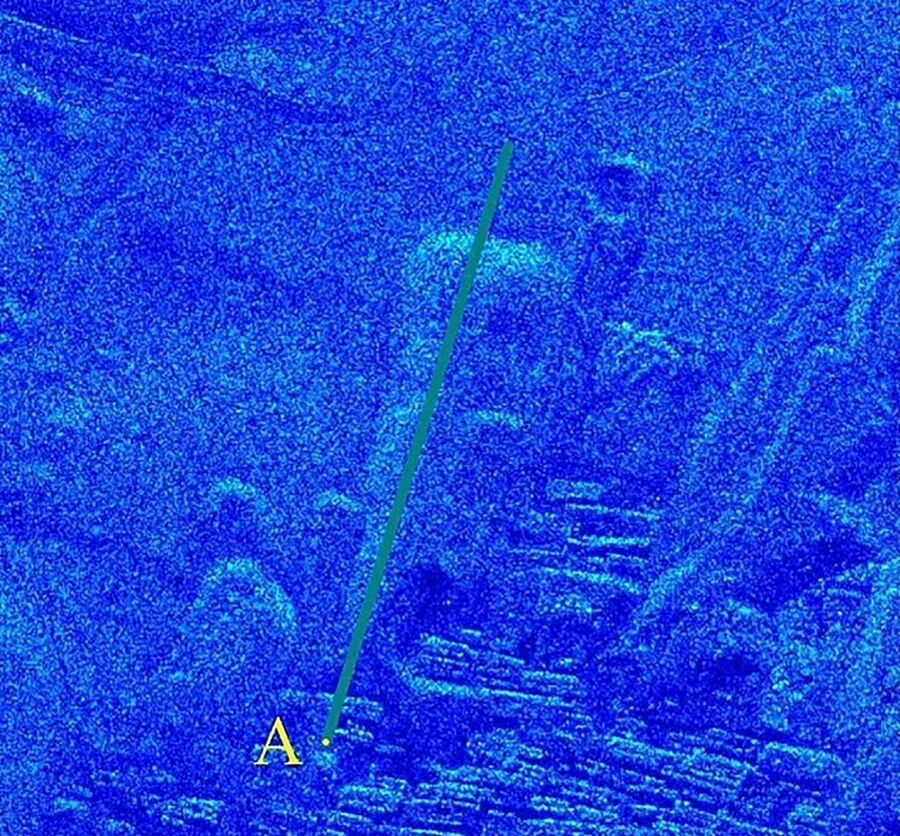 Click to enlarge Scans hinting at a complex megastructure beneath the Giza Plateau