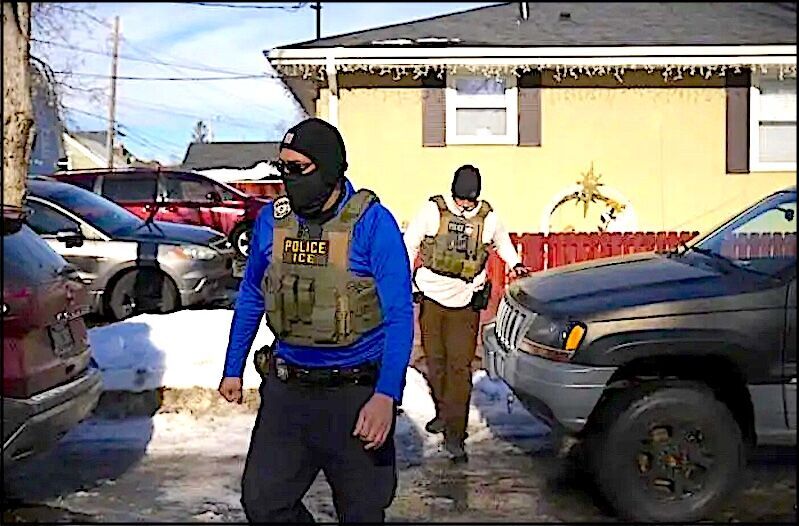 ICE on scene