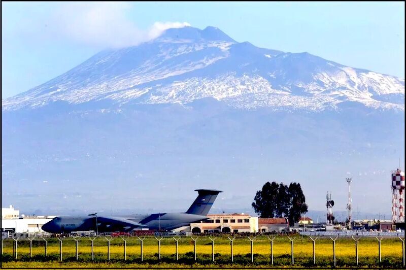 US bomber in Sicily