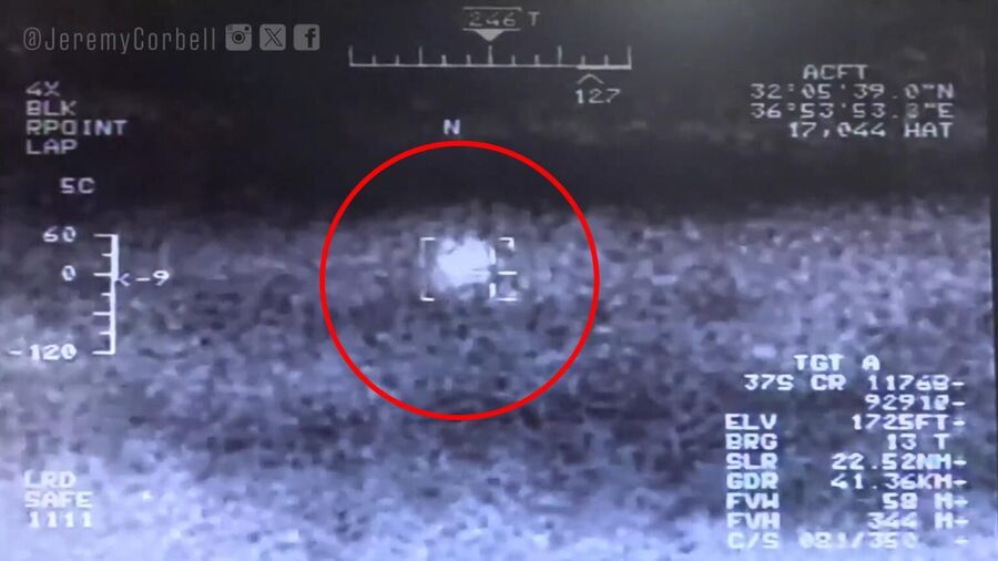 Click to enlarge One of the videos requested, titled “Syrian UAP instant acceleration,” was released in February by journalist Jeremy Corbell.