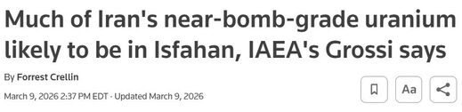 Click to enlarge Headline with IAEA's Grossi on Isfahan